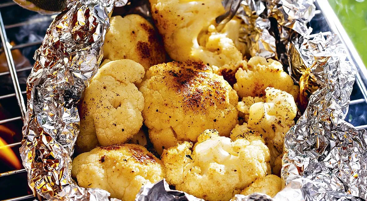 Grilled Cauliflower with Tahini Butter - wilfosbrand.com