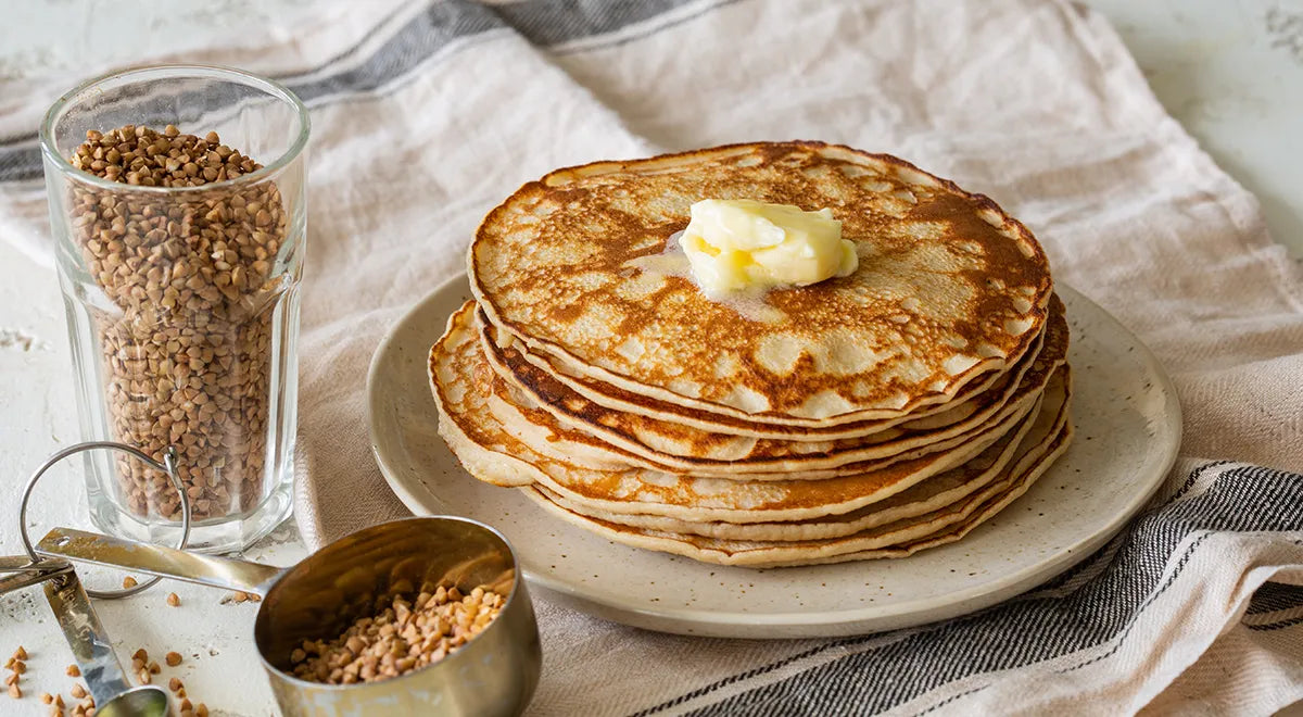 Buckwheat Pancakes with Kefir - wilfosbrand.com