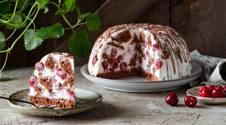 Pancho Cake with Sour Cherry & Chocolate - wilfosbrand.com