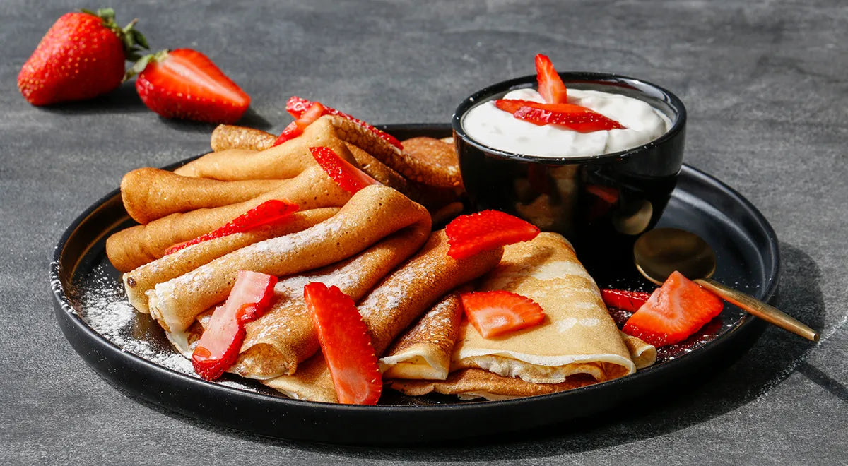 Classic Russian Blini with Sour Milk and Kefir - wilfosbrand.com