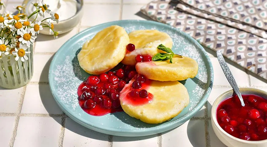 Steamed Syrniki (Cottage Cheese Pancakes) Made in a Steamer - wilfosbrand.com