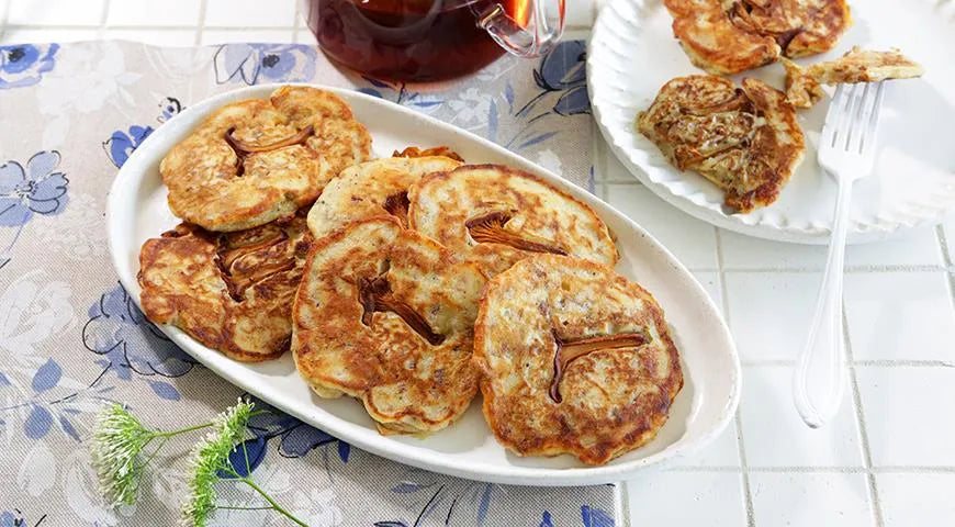 Savory Chanterelle Fritters with a Hidden Treasure - wilfosbrand.com