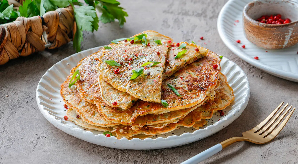 Яичные блинчики с колбасой (Egg Pancakes with Sausage) - wilfosbrand.com