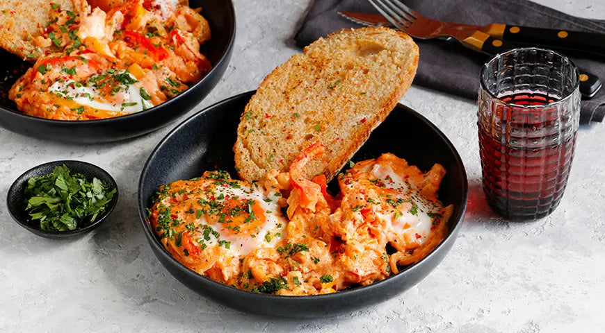 Shakshuka with Cream Cheese for Dinner - wilfosbrand.com