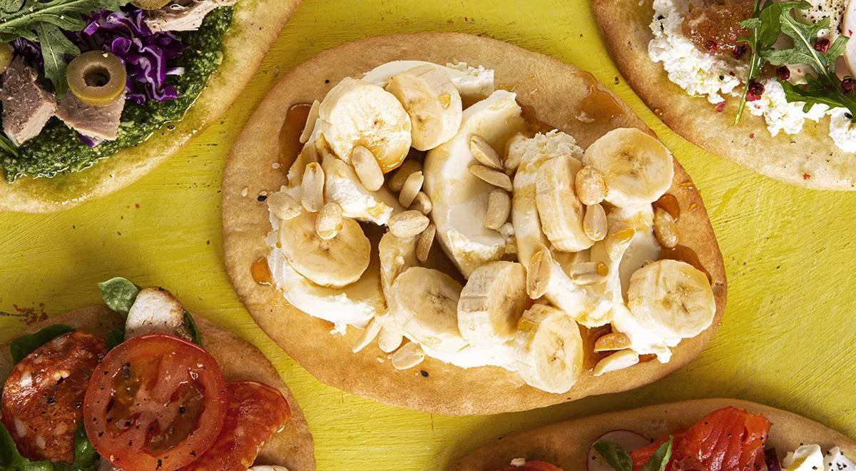 Banana and Mascarpone Flatbread - wilfosbrand.com