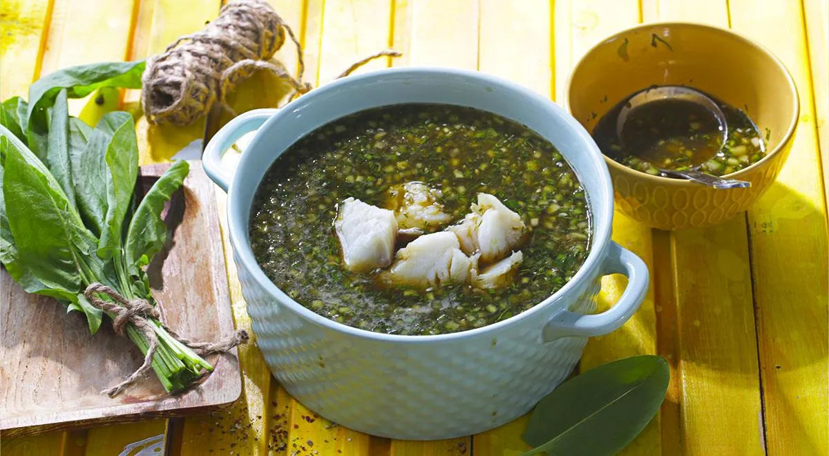 Fish Botvinya with Sorrel and Nettle - wilfosbrand.com
