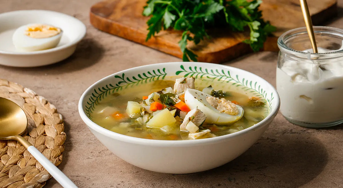 Dietary Sorrel Green Borscht (Диетический зеленый борщ из щавеля) - wilfosbrand.com