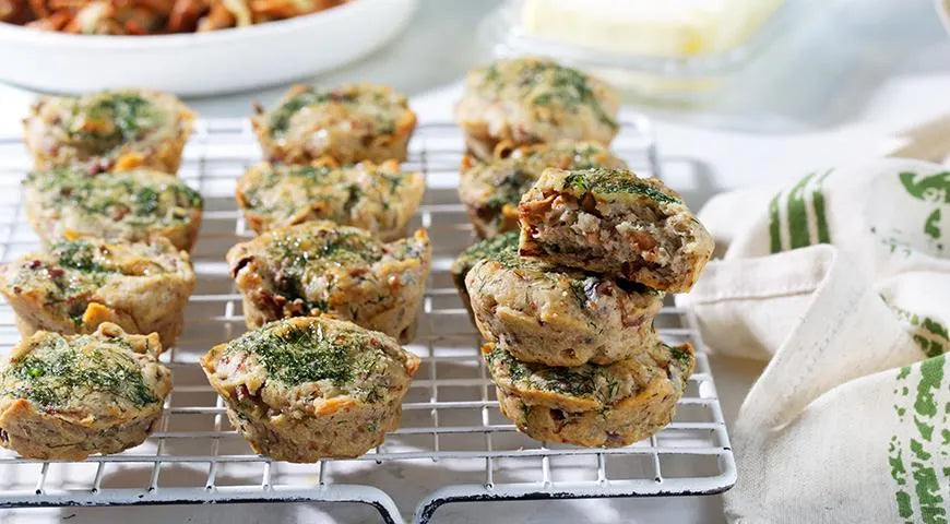 Golden Chanterelle and Walnut Muffins - wilfosbrand.com