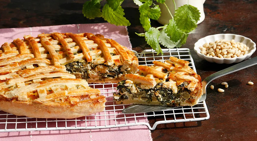 Tender Greens and Pine Nut Pie - wilfosbrand.com
