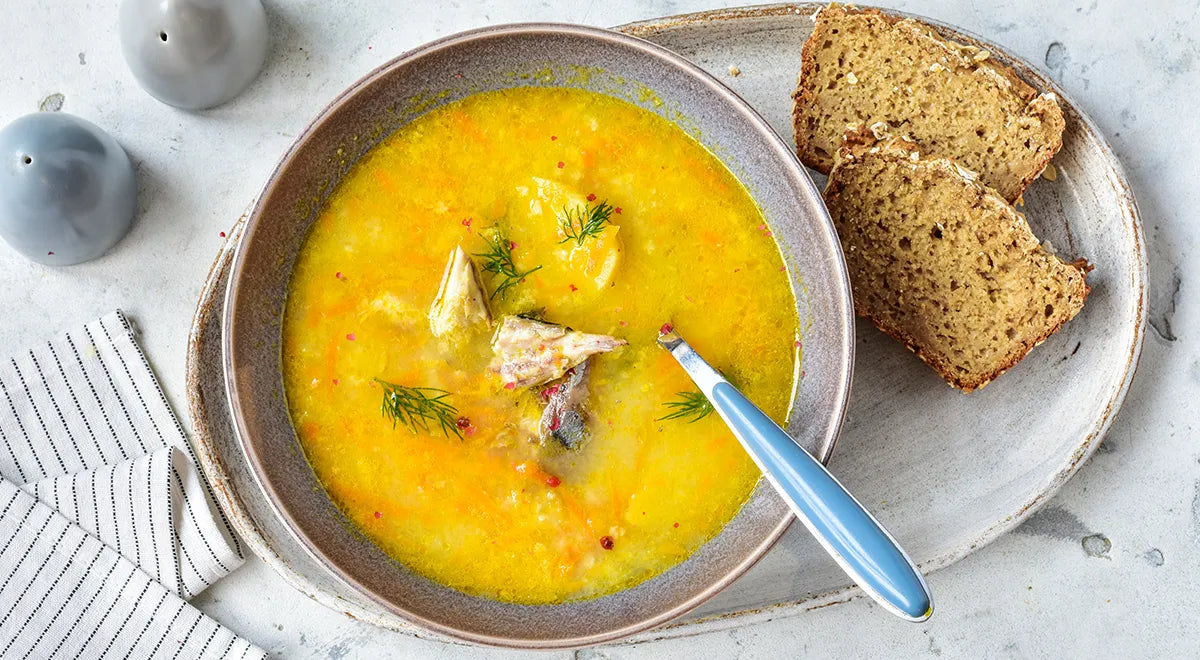 Mackerel Soup from Frozen Fish - wilfosbrand.com