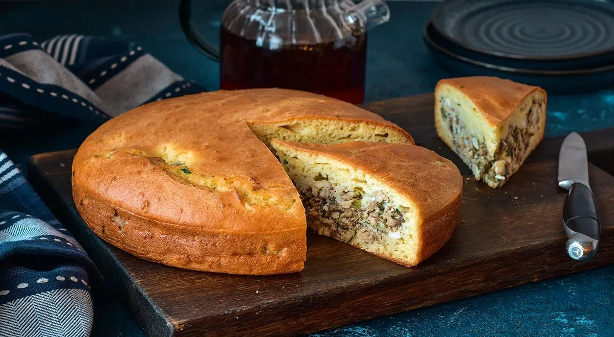 Jellied Fish Pie with Canned Fish and Sour Cream - wilfosbrand.com