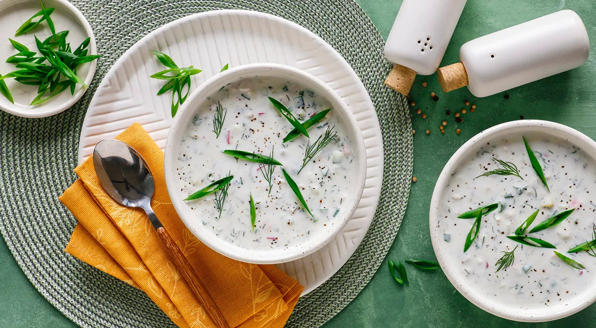 Healthy Chicken Okroshka on Kefir - wilfosbrand.com