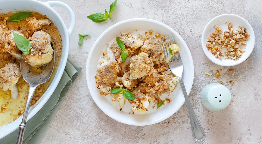 Cauliflower with Walnut Sauce - wilfosbrand.com
