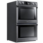 Samsung 30" Smart з Flex Duo, пароварка, Wi-Fi, велика місткість, NV51K7770DG/AA, подвійна духовка із захистом від відбитків пальців, чорна нержавіюча сталь