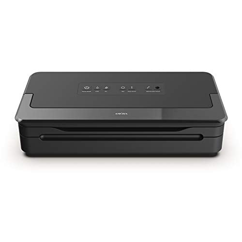 Вакуумний пакувальник Anova Culinary Precision Pro, в комплекті 1 рулон пакетів, для су-від та зберігання продуктів, чорний, середній