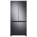 SAMSUNG RF18A5101SG 18 Cu. Ft. Smart Counter Depth French Door Refrigerator - Black Stainless