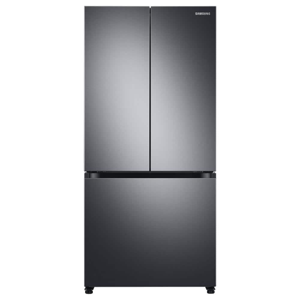 SAMSUNG RF18A5101SG 18 Cu. Ft. Smart Counter Depth French Door Refrigerator - Black Stainless