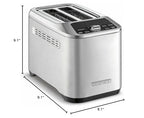 Моторизований тостер Cuisinart CPT-520 на 2 скибочки, нержавіюча сталь/чорний