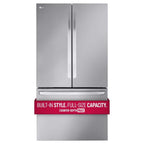 Розумний холодильник LG LRFLC2706S з французькими дверцятами об'ємом 27 кубічних футів з нержавіючої сталі