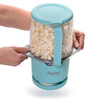 Presto 04811 PopLite My Munch Hot Air Popcorn Popper - Personal Sized, Built-In Serving Bowl, Compact Design, 8 Cups, Blue
