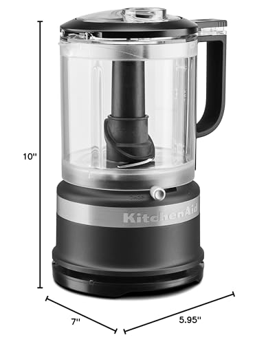 Подрібнювач продуктів KitchenAid на 5 чашок - KFC0516, матово-чорний