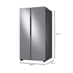 SAMSUNG RS28A500ASR 28 Cu. Ft. Stainless Steel Side-by-Side Smart Refrigerator