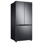 SAMSUNG RF18A5101SG 18 Cu. Ft. Smart Counter Depth French Door Refrigerator - Black Stainless