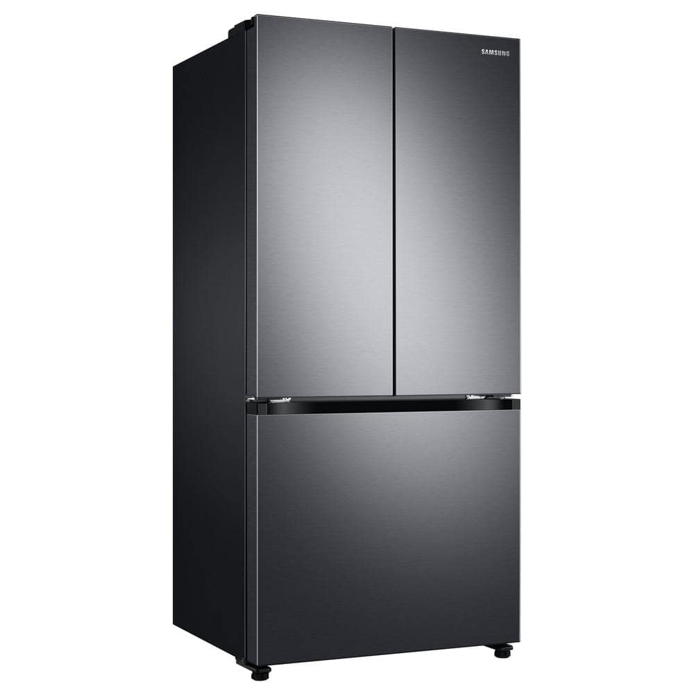 SAMSUNG RF18A5101SG 18 Cu. Ft. Smart Counter Depth French Door Refrigerator - Black Stainless