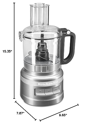 Кухонний комбайн KitchenAid KFP0718CU, 7 чашок, контурний сріблястий
