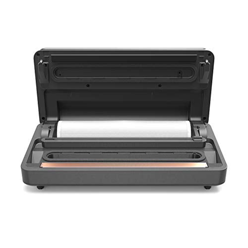 Вакуумний пакувальник Anova Culinary Precision Pro, в комплекті 1 рулон пакетів, для су-від та зберігання продуктів, чорний, середній