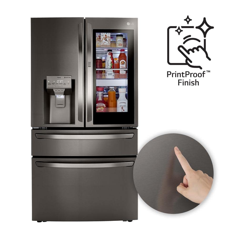 23 cu. ft. Smart wi-fi Enabled InstaView™ Door-in-Door® Counter-Depth Refrigerator with Craft Ice™ Maker