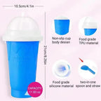 2 упаковки Magic Quick Frozen Smoothie Maker - портативний двошаровий стаканчик для смузі з трубочкою та ложкою, подарунок для всіх