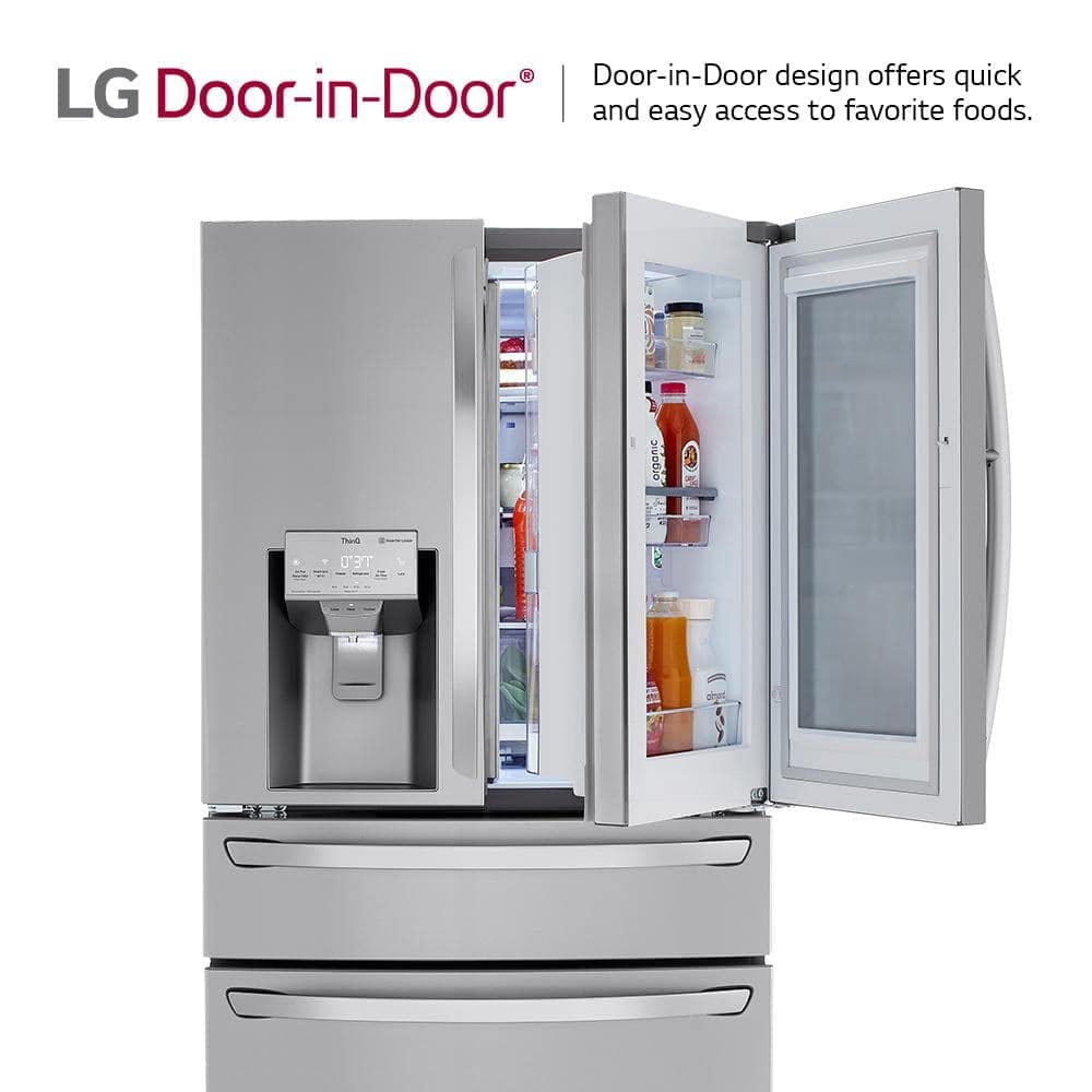 30 cu. ft. Smart wi-fi Enabled InstaView™ Door-in-Door® Refrigerator with Craft Ice™ Maker
