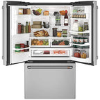Cafe CYE22TP2MS1 22.2 cu. ft. Smart French Door Refrigerator in Stainless Steel, Counter Depth and ENERGY STAR