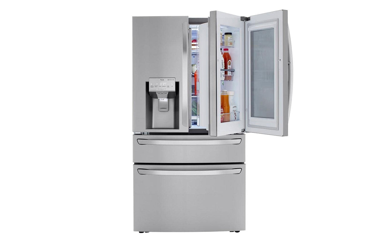 23 cu. ft. Smart wi-fi Enabled InstaView™ Door-in-Door® Counter-Depth Refrigerator with Craft Ice™ Maker