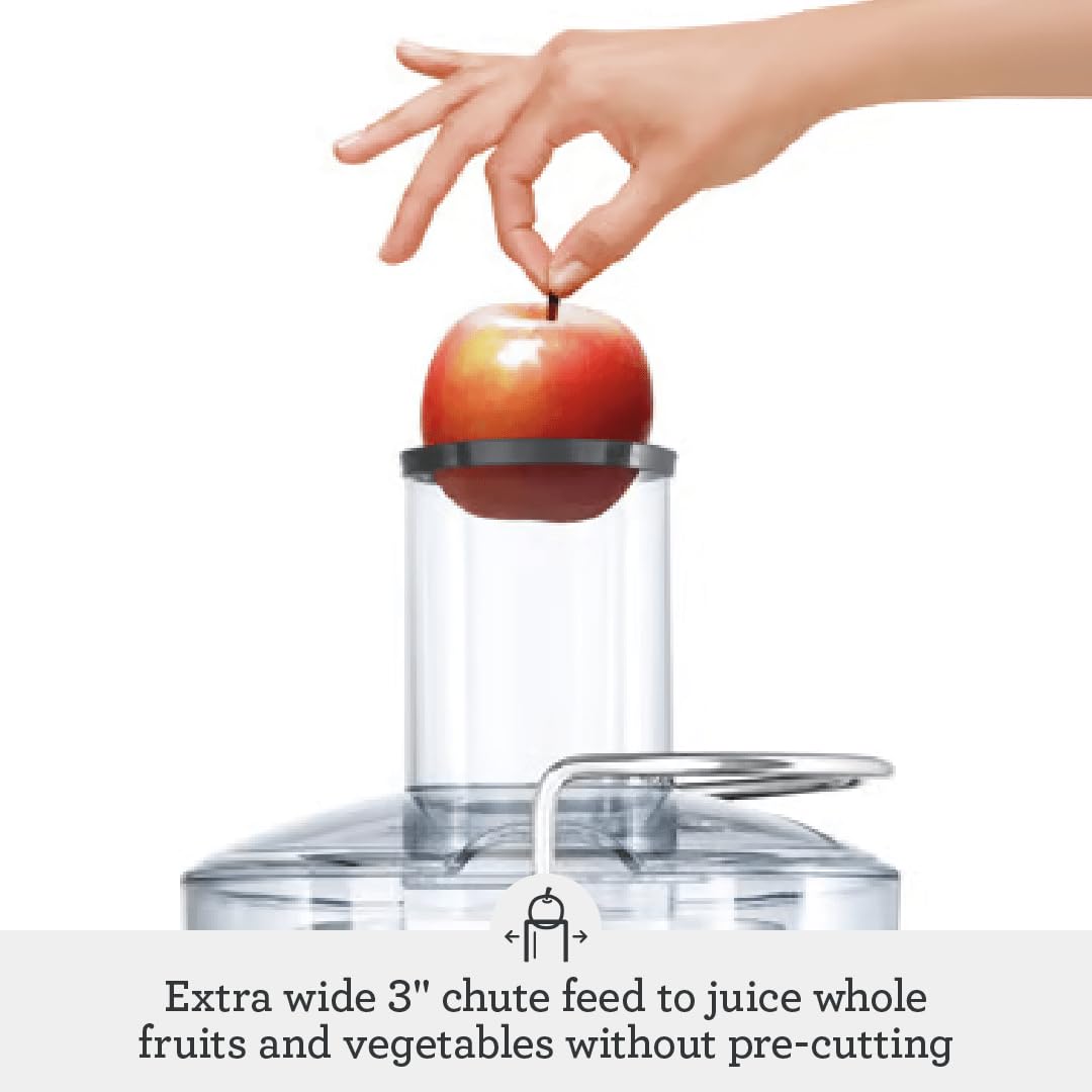 Wyciskarka do soku Breville the Juice Fountain Compact, 10" x 10,5" x 16", srebrna