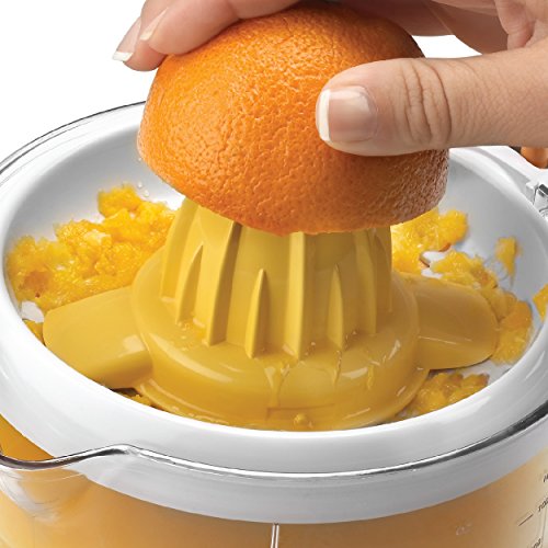 BLACK+DECKER 32oz Elektryczna Wyciskarka Do Cytrusów, CJ625, Aktywowana Ciśnieniem, Regulowana Kontrola Miąższu, Możliwość Mycia W Zmywarce