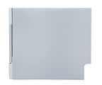 SPT SD-2224DS ENERGY STAR Compact Countertop Dishwasher with Delay Start - Portable Dishwasher with Stainless Steel Interior and 6 Place Settings Rack Silverware Basket, Silver