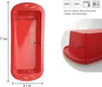 SILIVO 4 Pack Mini Loaf Pans - Nonstick Silicone Bread Baking Pans for Small Loaf and Meatloaf - 5.7x2.5x2.2 Inch
