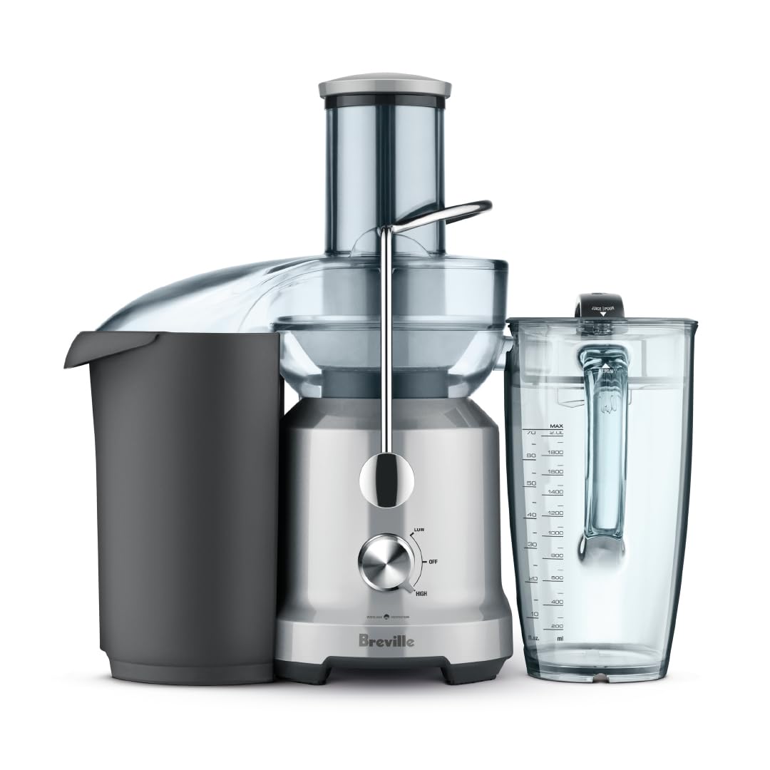 Breville BJE430SIL Fontanna do soków, Jeden rozmiar, Srebrny
