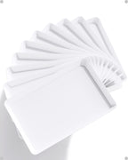 Lifewit Serving Tray Plastic for Party Supplies, 15" x 10" Platters for Serving Food, 3 pcs White Reusable Tray for Veggie, Snack, Fruit, Cookies, Desserts in Kitchen/Pantry Organization