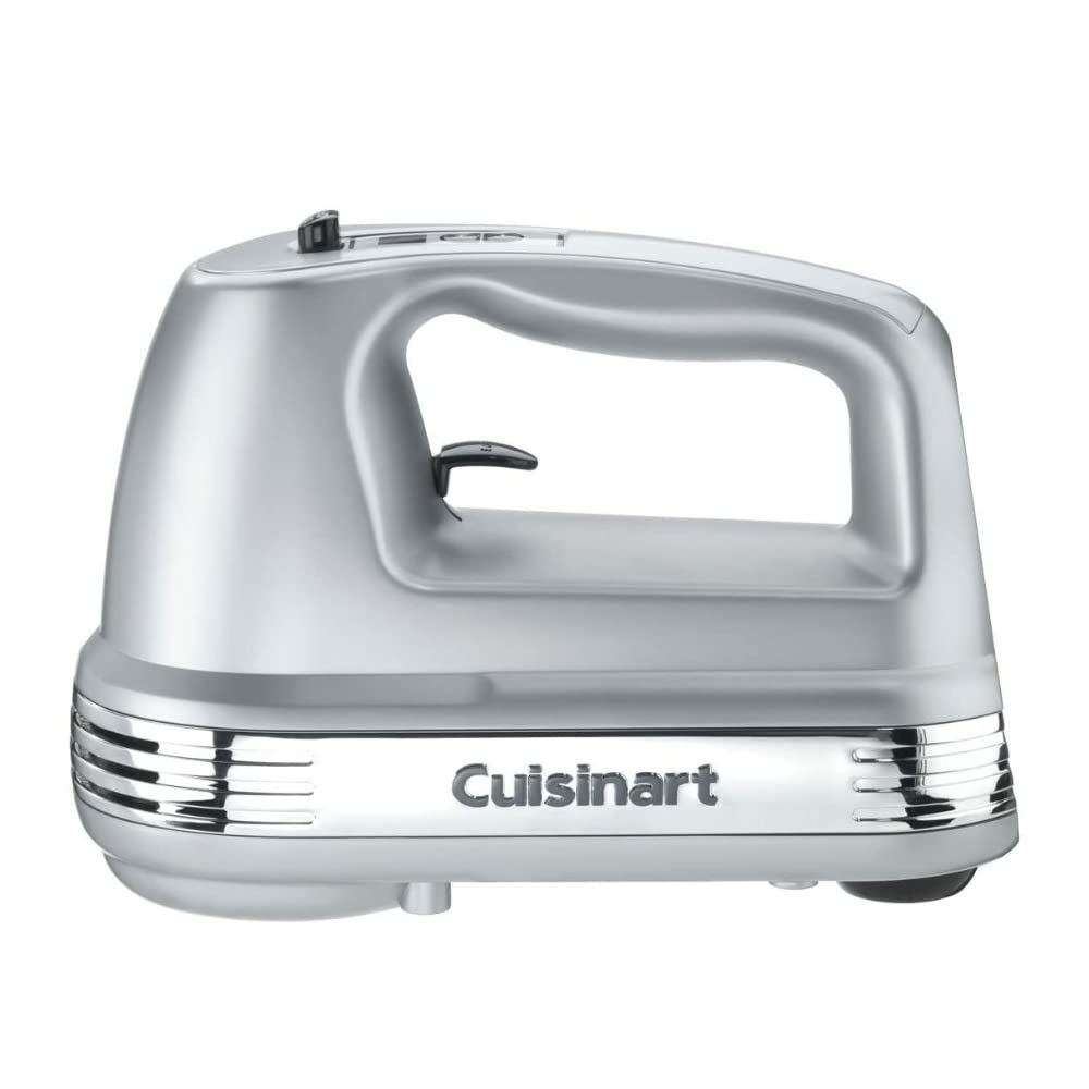 Cuisinart HM-90BCS Power Advantage Plus 9-Speed Handheld Mixer with Storage Case, Brushed Chrome