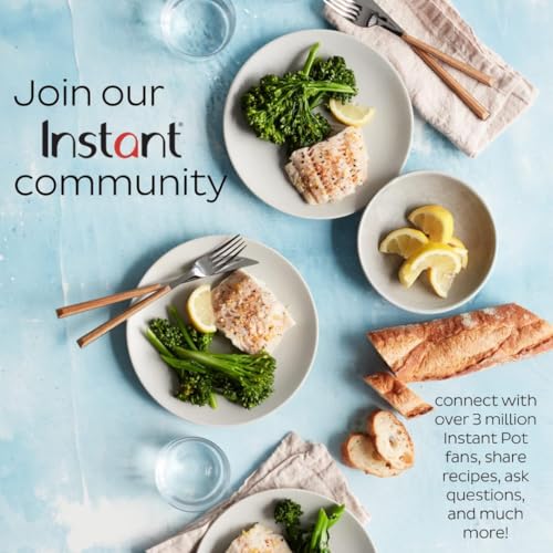 Instant Pot Duo Plus 9 w 1 elektryczny szybkowar, wolnowar, urządzenie do gotowania ryżu, parowar, urządzenie do smażenia, jogurtownica, podgrzewacz i sterylizator, zawiera aplikację z ponad 800 przepisami, stal nierdzewna, 6 litrów