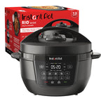 Мультиварка Instant Pot RIO з широким дном, 7,5 кварти, велике дно для обсмажування, тихе вивільнення пари, електрична мультиварка 7-в-1, скороварка, мультиварка, рисоварка, пароварка, смаження, йогурт та підігрівач