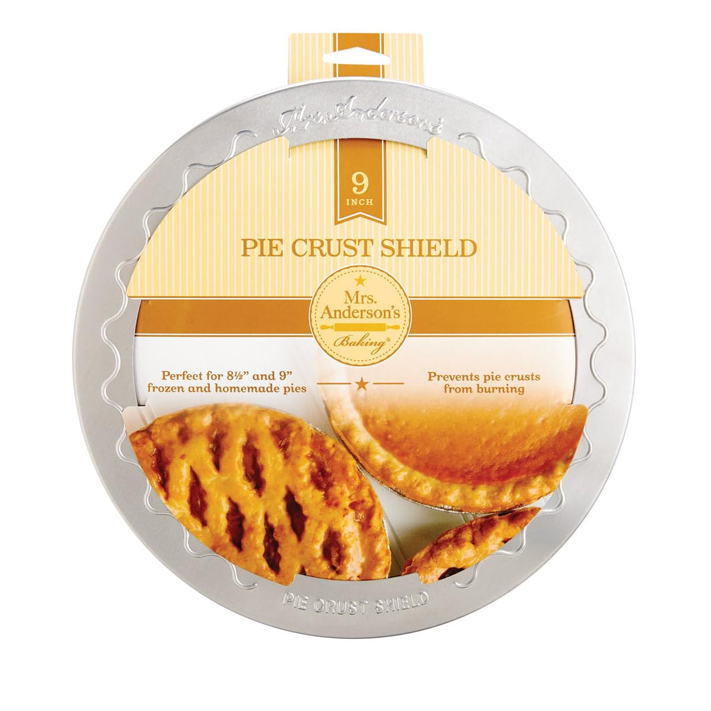 Mrs. Anderson's Baking Pie Crust Protector Shield, Fits 9.5 and 10-Inch Plates, Set of 2
