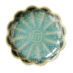 Lotus Leaf Shape Ring Holder Dish, Small Key Bowl, Ceramic Trinket Tray Jewelry Dish Organizing Necklace Earrings for Mom Friend Sister, White. All Jewelries Are NOT Included.
