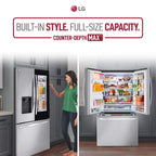 Розумний холодильник LG LRFLC2706S з французькими дверцятами об'ємом 27 кубічних футів з нержавіючої сталі