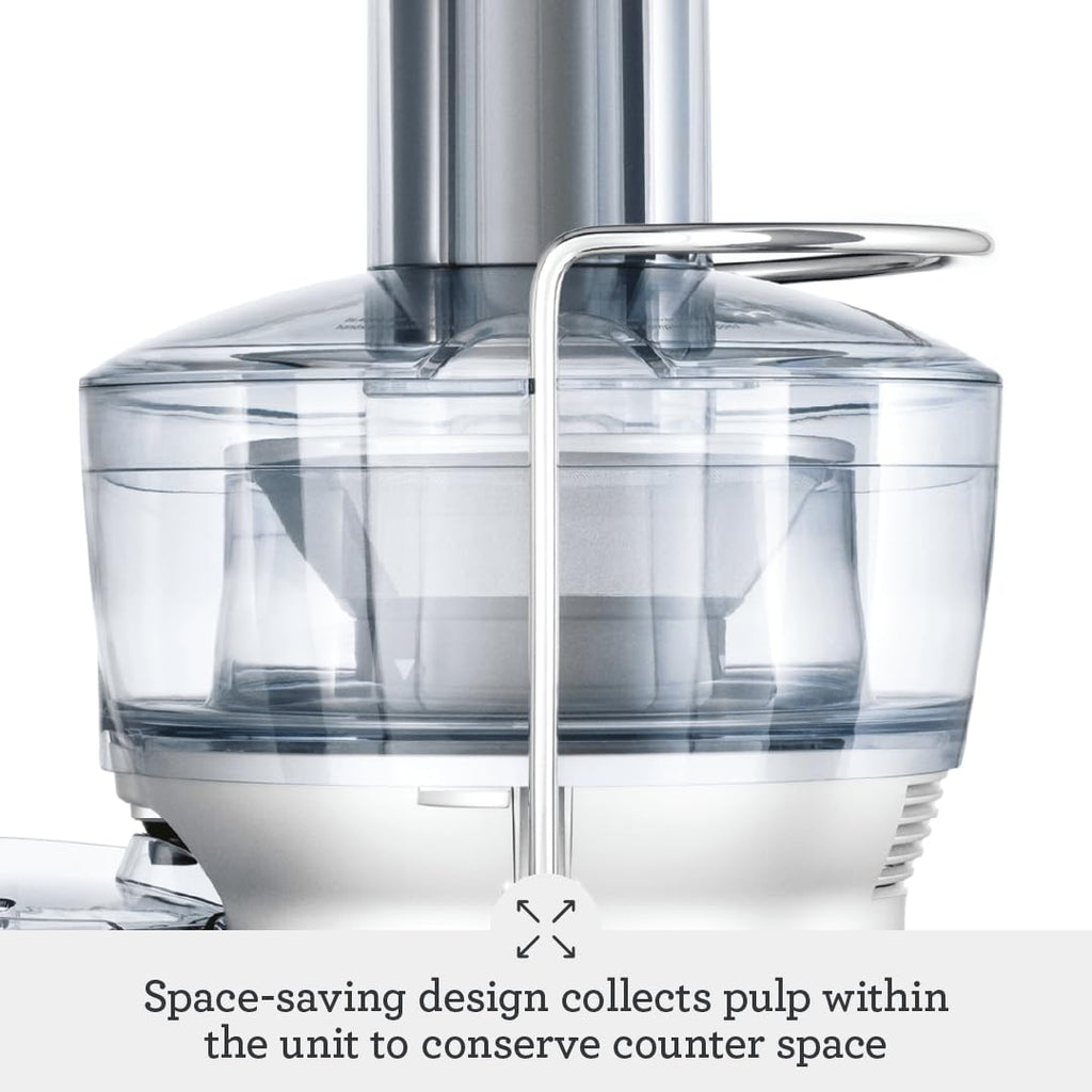 Компактна соковижималка Breville the Juice Fountain, 25,5 см x 25,5 см x 40,7 см, срібляста
