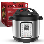 Instant Pot Duo Plus 9 w 1 elektryczny szybkowar, wolnowar, urządzenie do gotowania ryżu, parowar, urządzenie do smażenia, jogurtownica, podgrzewacz i sterylizator, zawiera aplikację z ponad 800 przepisami, stal nierdzewna, 6 litrów