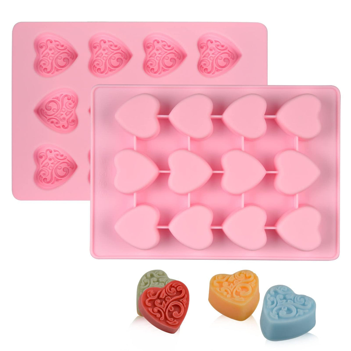 Chocolate Bar Mold - Non-Stick Chocolate Molds, Food Grade Silicone Deep Mold for Dubai Pistachio, Candy, Snacks